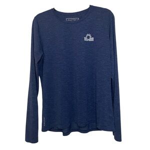 Anetik UPF 30+ Performance Long Sleeve Blue Shirt XL Fishing Outdoor Gorpcore